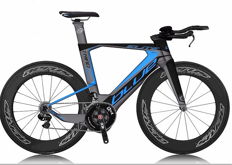 Blue Competition Cycles gives a sneak peek at its aero bike, the Triad Elite Bicycle